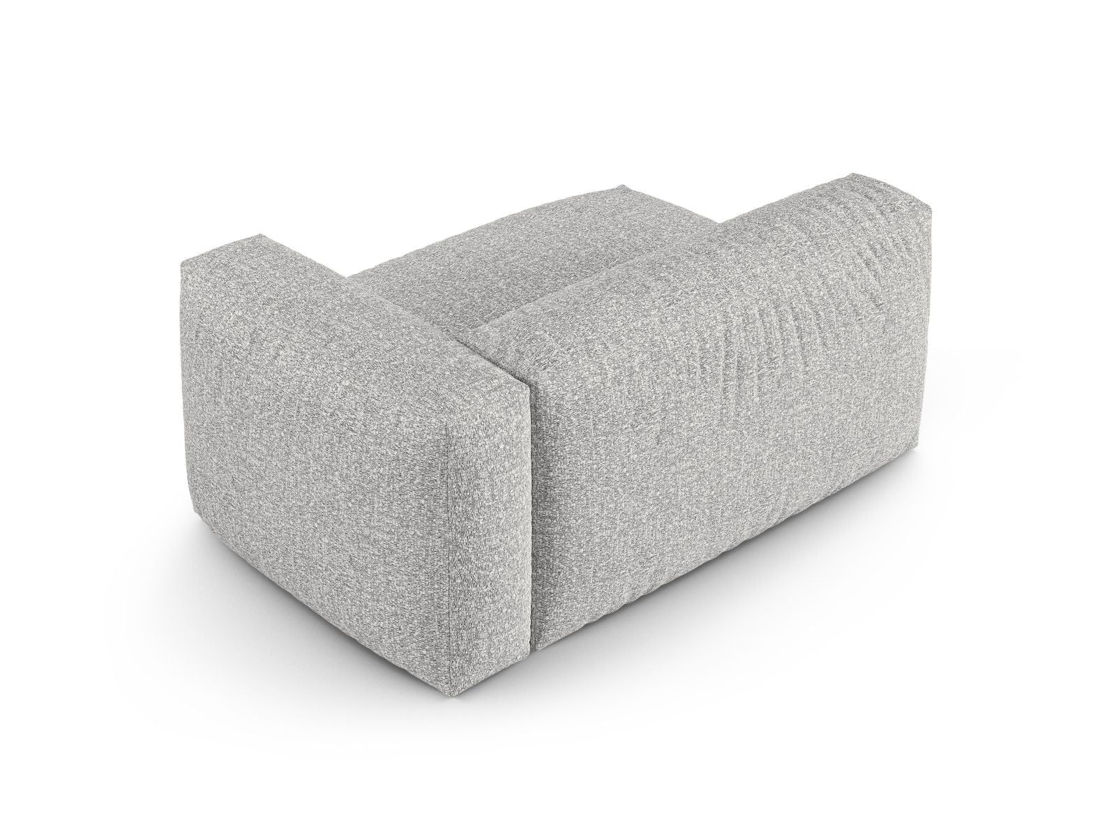 Elegantes XL Doppelsitz-Sofa Martina in Silver-Monet, ideal für moderne Wohnräume. Modular und anpassbar für individuelle Gestaltung.