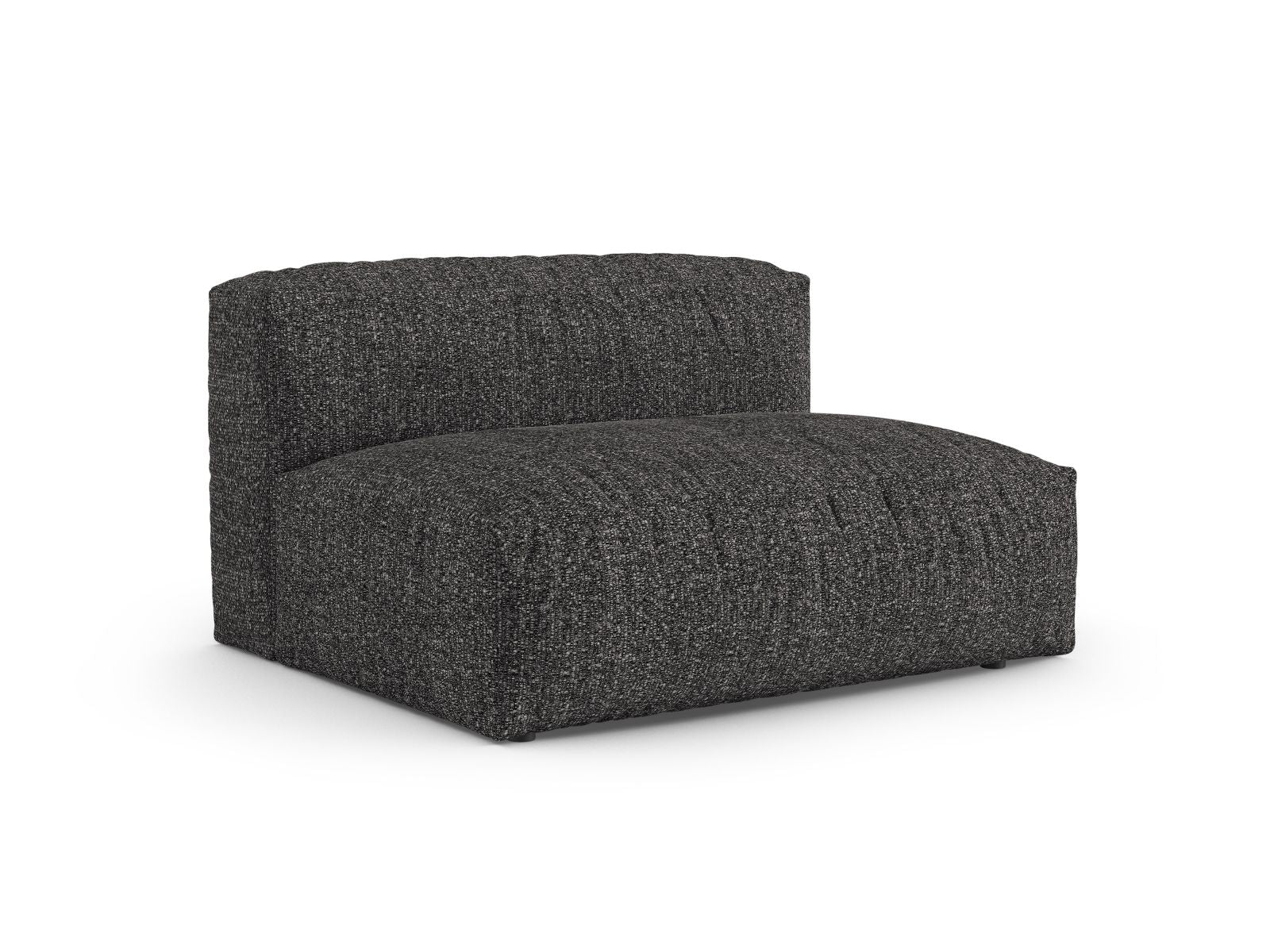 Elegantes XL Doppelsitz-Sofa Martina in Anthrazit, ideal für moderne Wohnräume. Teil der modularen Sofa-Kollektion von Micadoni.