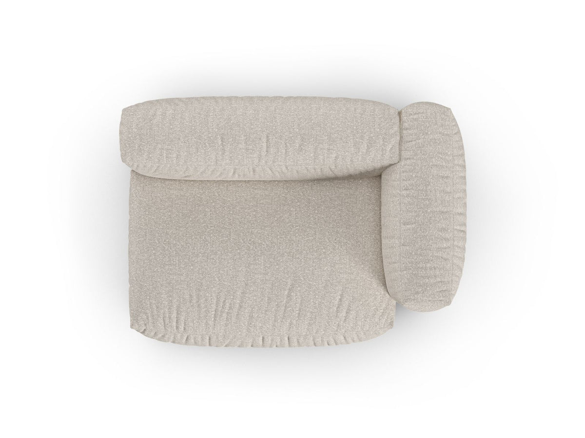 Doppelsitz-Sofa rechts XL Martina in Beige-Monet präsentiert im Onlineshop von KAQTU Design AG. Modulares Sofa ist von Micadoni