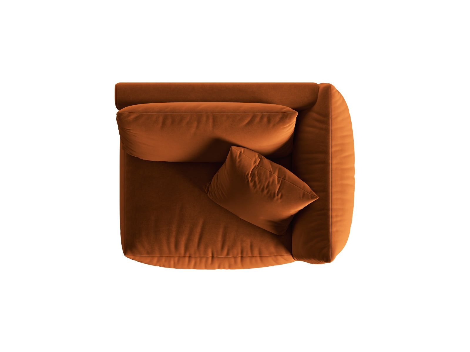 Entdecken Sie den Chris Velour Modul rechts 1 Sitzer von Micadoni – elegantes Design trifft auf höchsten Sitzkomfort für Ihr modernes Zuhause!