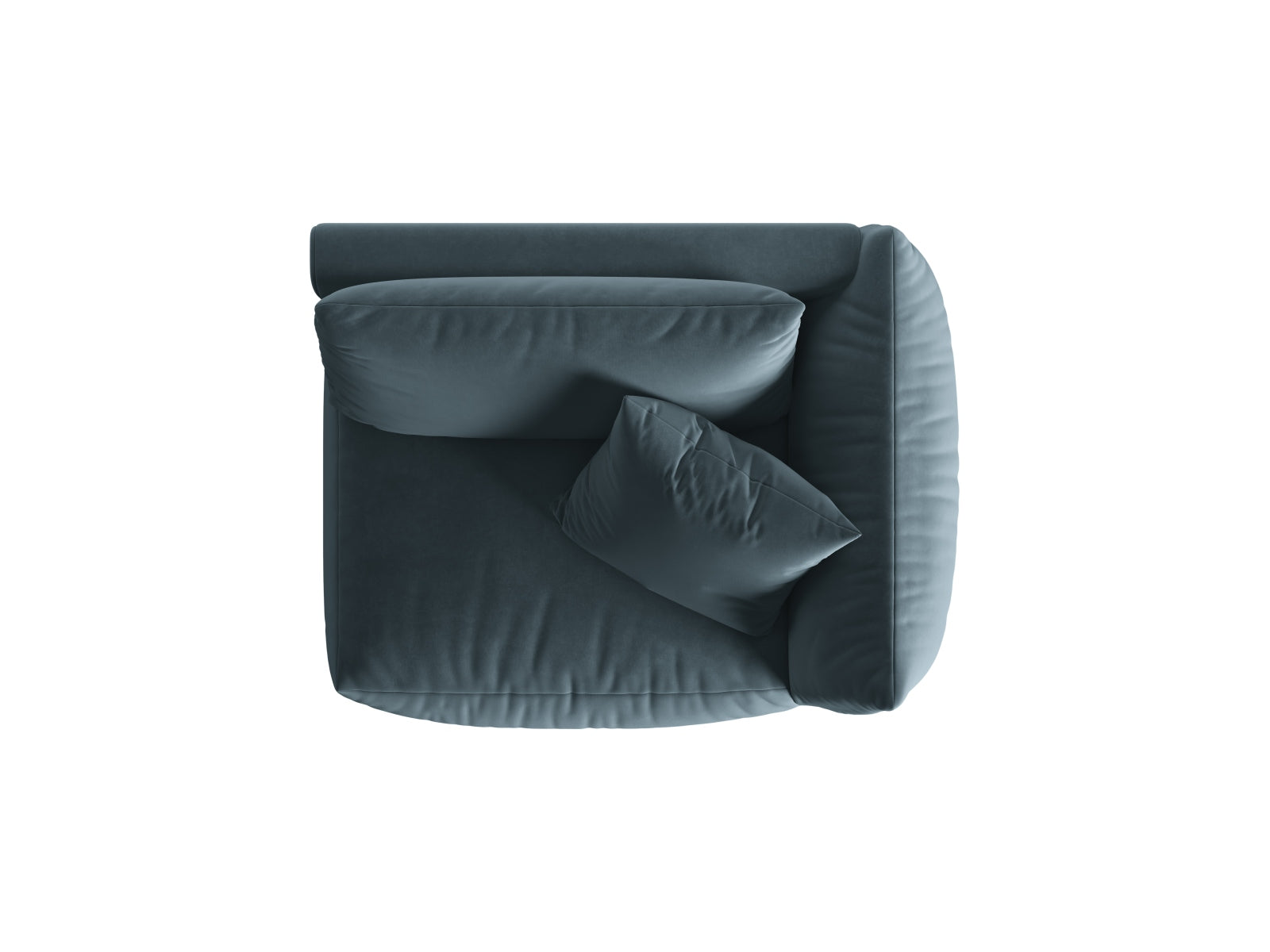 Entdecken Sie den Chris Velour Modul rechts 1 Sitzer von Micadoni – elegantes Design trifft auf höchsten Sitzkomfort für Ihr modernes Zuhause!