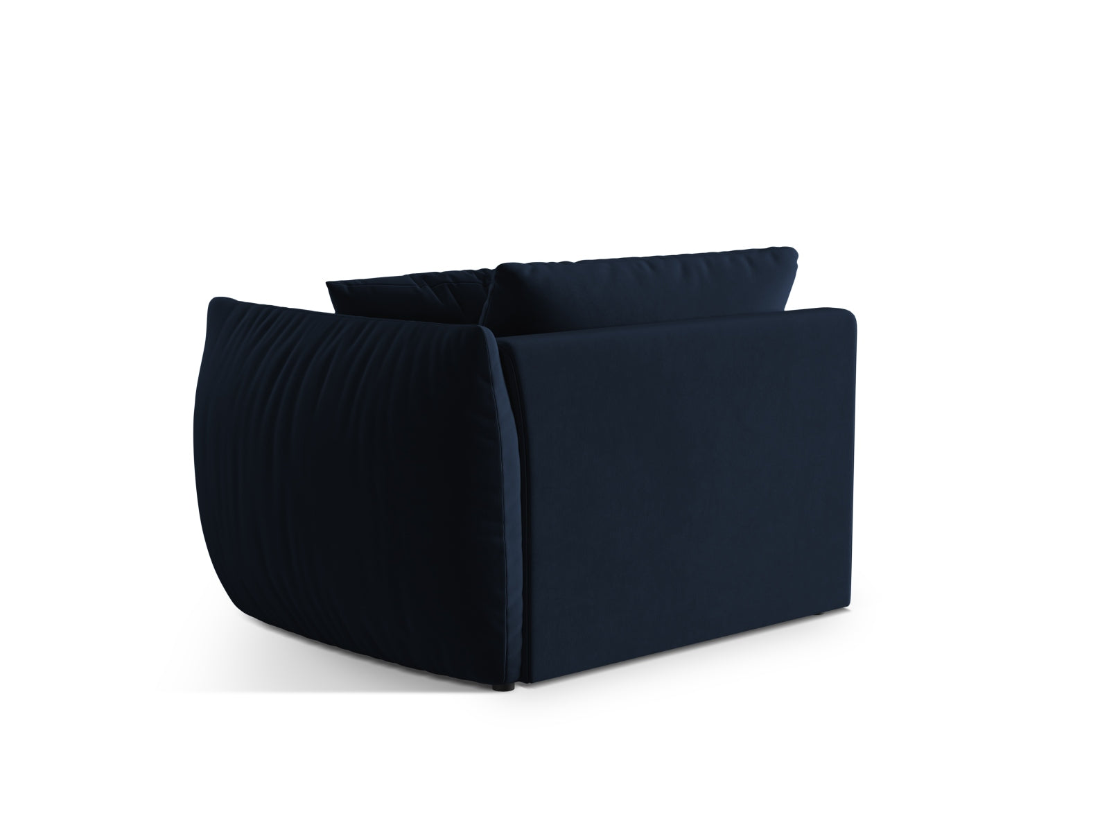 Elegantes Chris Velour Modul 1 Sitzer in Royal Blue-Casino, ideal für stilvolle Wohnräume und vielseitige Sitzlösungen.
