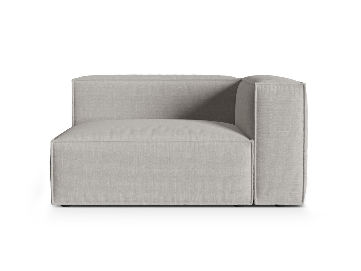 2-Sitzer Modular Sofa rechts Nuria in Light Grey-Liberty präsentiert im Onlineshop von KAQTU Design AG. 2er Sofa ist von Micadoni