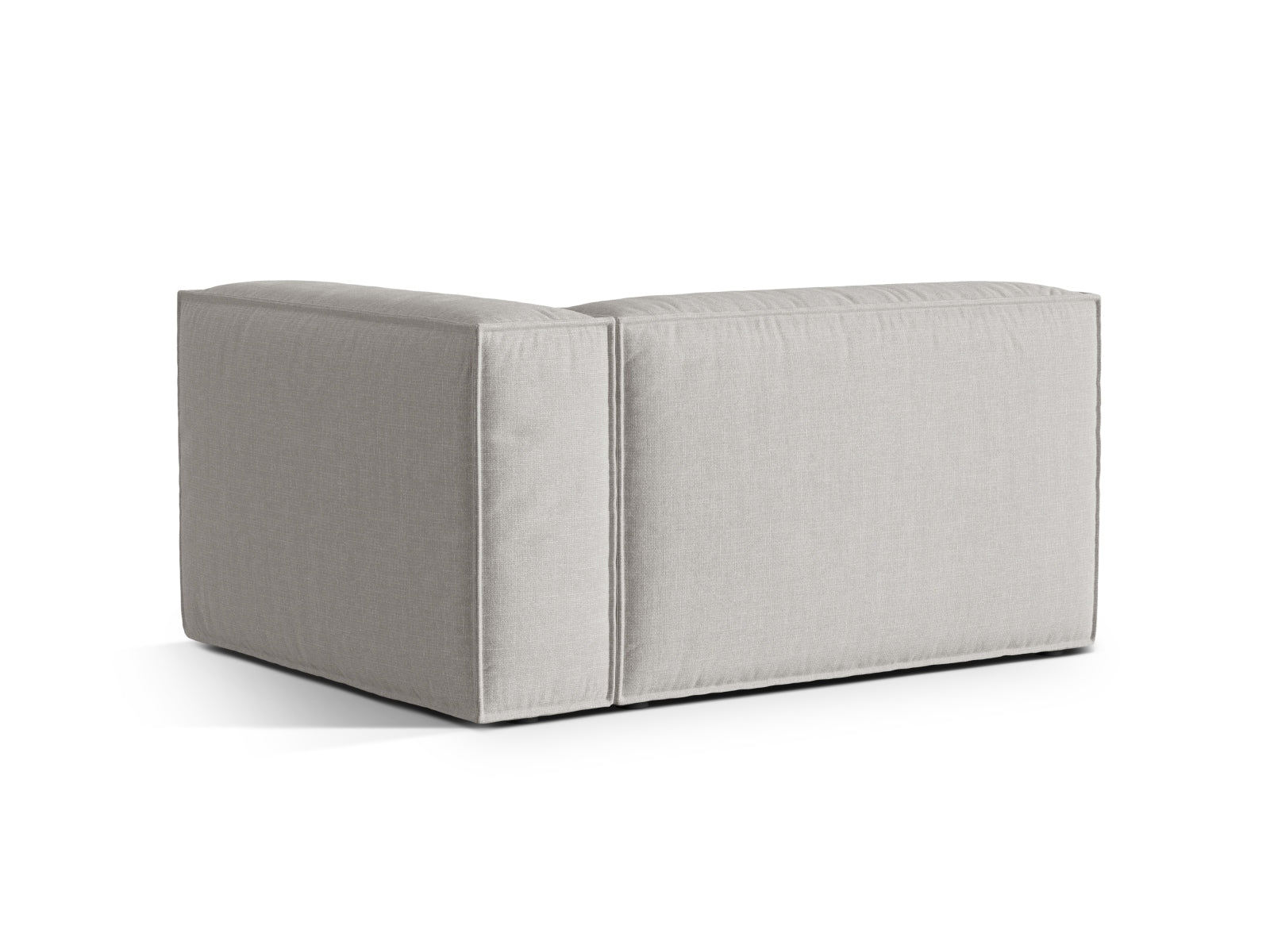 Elegantes 2-Sitzer Sofa Nuria in dezentem Grau, ideal für moderne Wohnräume, erhältlich bei Micadoni im KAQTU Onlineshop.