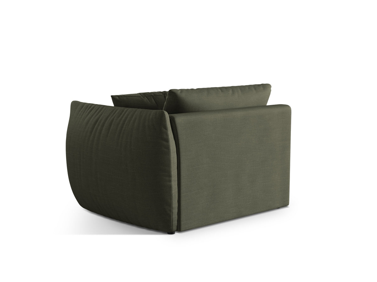 Chris Modul rechts 1 Sitzer in Muted Blue-LINS präsentiert im Onlineshop von KAQTU Design AG. Modulares Sofa ist von Micadoni