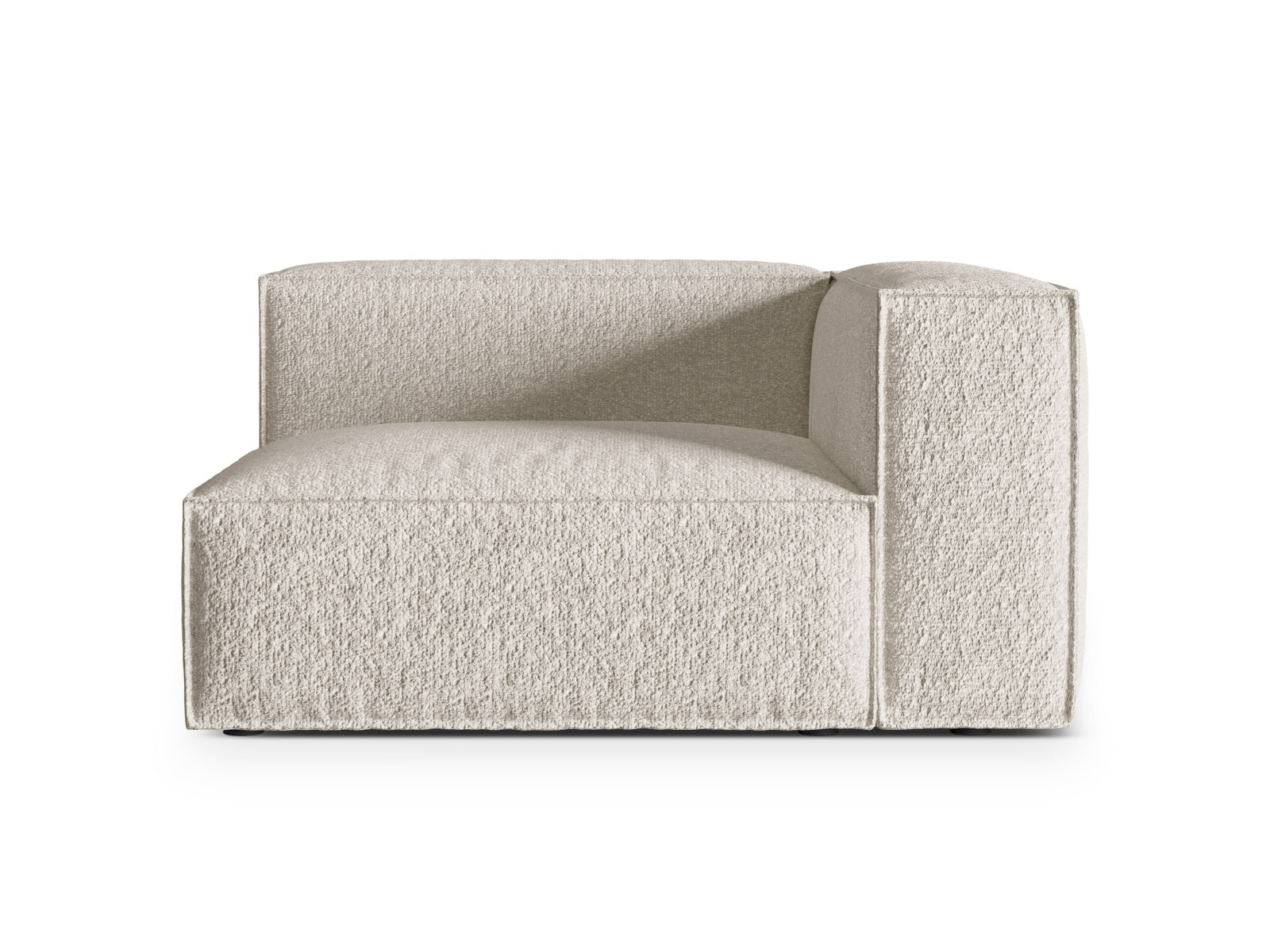 Nuria Boucle rechts Modular Sofa 2 Sitzer in Beige präsentiert im Onlineshop von KAQTU Design AG. ist von Micadoni