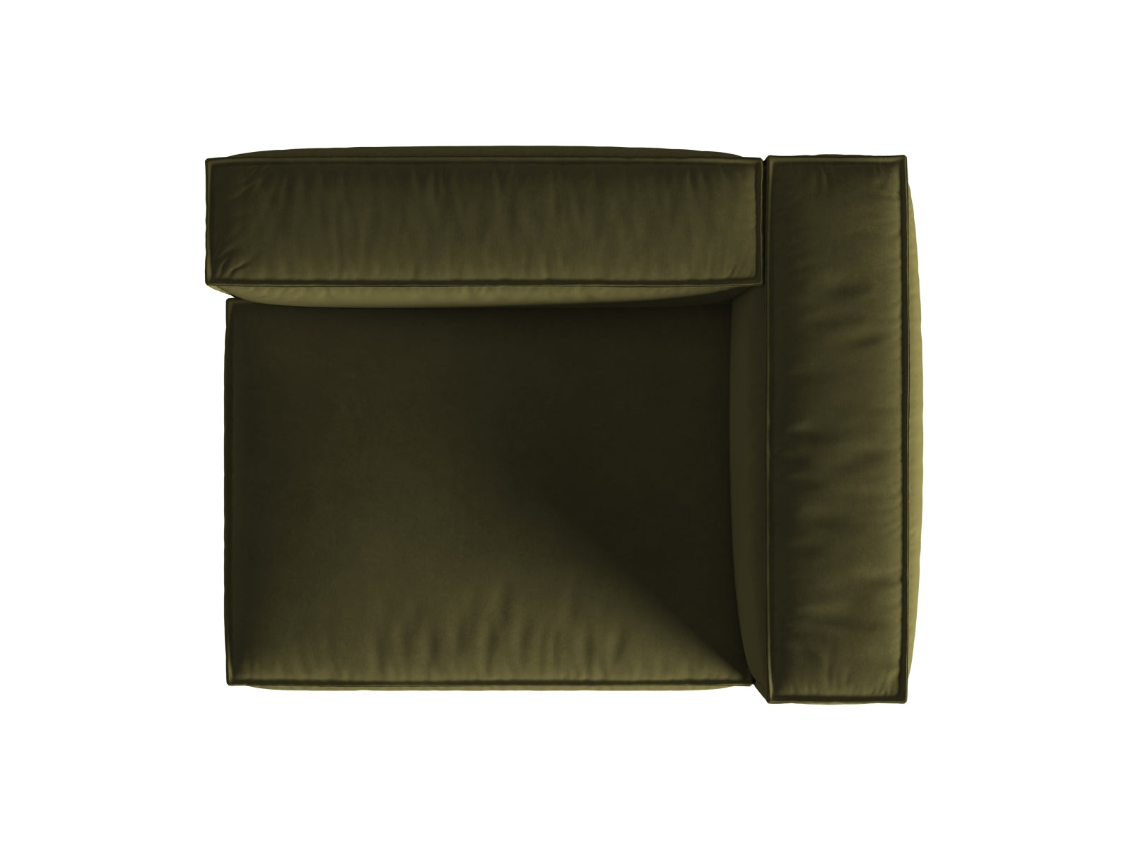 Erleben Sie das stilvolle Nuria Velour Modular Sofa rechts 2 Sitzer von Micadoni – perfekt für moderne Interiors und ultimativen Komfort.