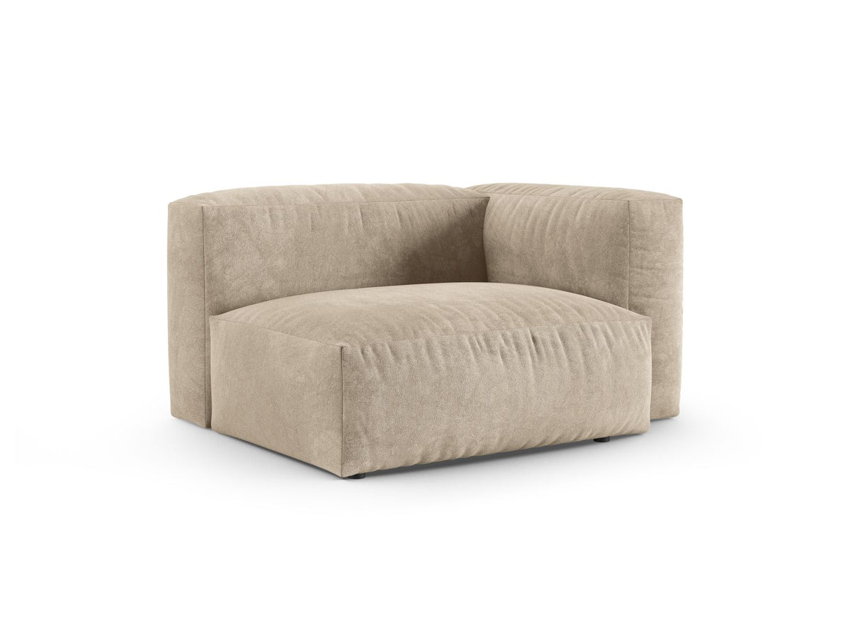 1-Sitzer Sofa Martina Wide XL rechts in Light Beige-Vogue präsentiert im Onlineshop von KAQTU Design AG. Modulares Sofa ist von Micadoni