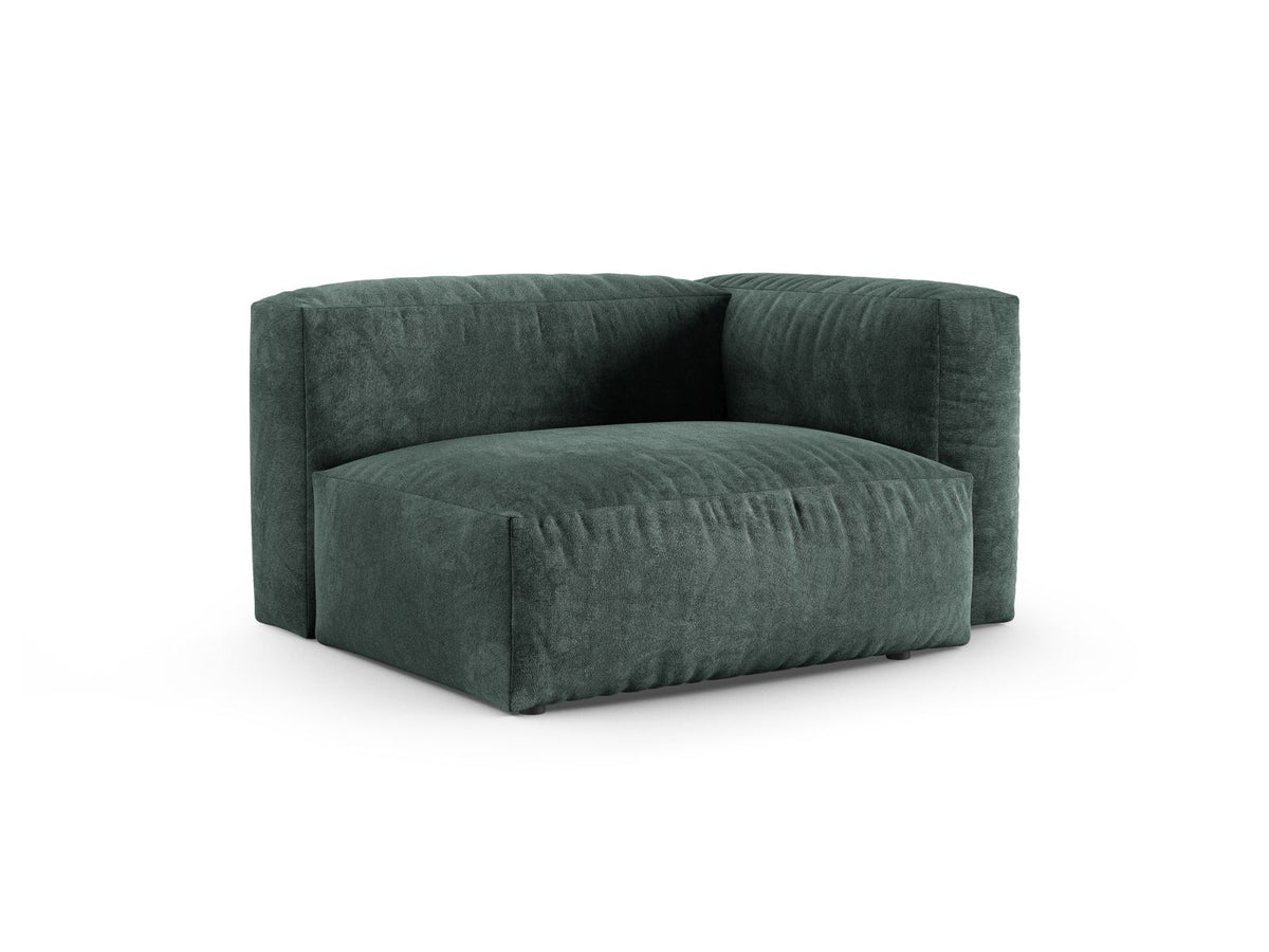 1-Sitzer Sofa Martina Wide XL rechts in Petrol-Vogue präsentiert im Onlineshop von KAQTU Design AG. Modulares Sofa ist von Micadoni