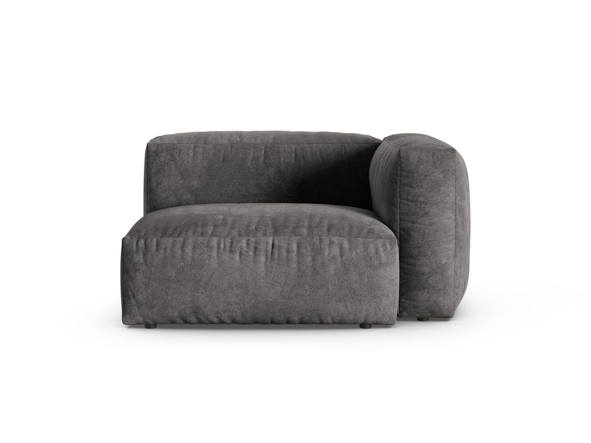 1-Sitzer Sofa Martina Wide XL rechts in Grey-Vogue präsentiert im Onlineshop von KAQTU Design AG. Modulares Sofa ist von Micadoni