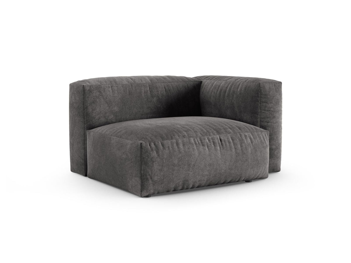 1-Sitzer Sofa Martina Wide XL rechts in Grey-Vogue präsentiert im Onlineshop von KAQTU Design AG. Modulares Sofa ist von Micadoni