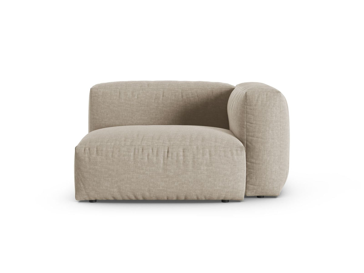 1-Sitzer Sofa Martina Wide XL rechts in Light Beige-Boston präsentiert im Onlineshop von KAQTU Design AG. Modulares Sofa ist von Micadoni