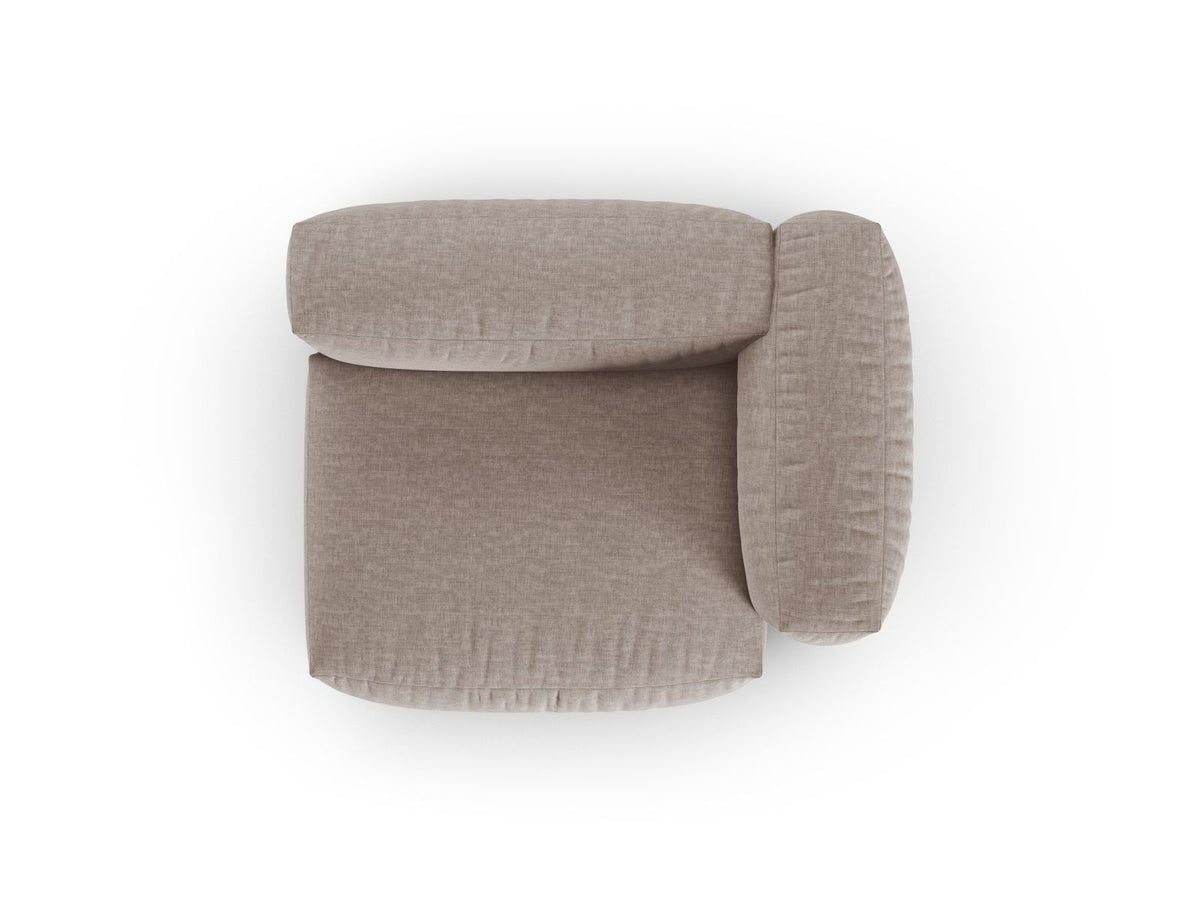 1-Sitzer Sofa Martina Wide XL rechts in Dark Beige-Boston präsentiert im Onlineshop von KAQTU Design AG. Modulares Sofa ist von Micadoni