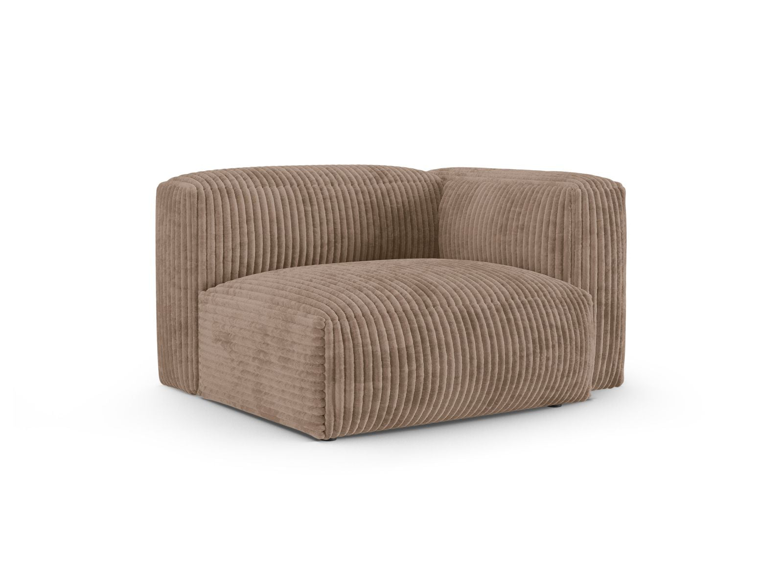 Elegantes 1-Sitzer Sofa Martina Wide XL in Acorn-Tilia, ideal für moderne Wohnräume. Teil der modularen Sofa-Kollektion von Micadoni.