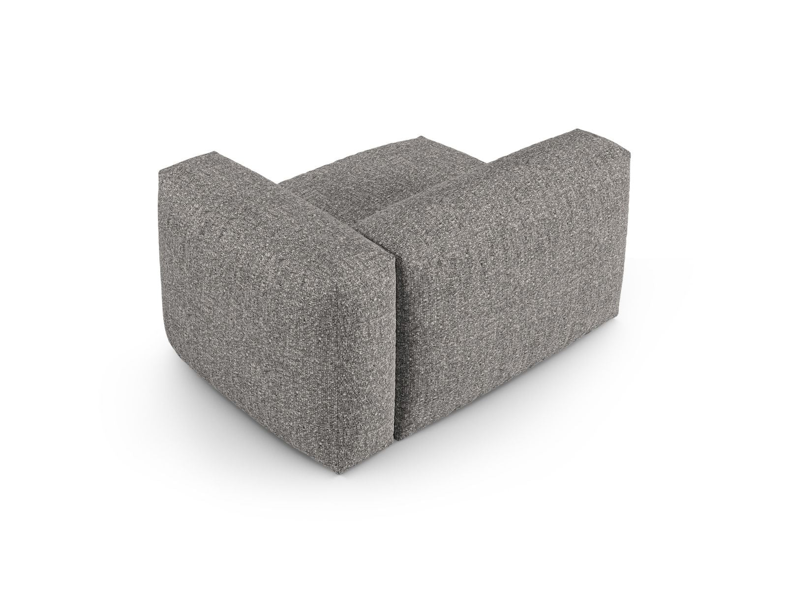 Elegantes 1-Sitzer Sofa Martina Wide XL in modernem Graphit, ideal für stilvolle Wohnräume und flexible Gestaltungsmöglichkeiten.