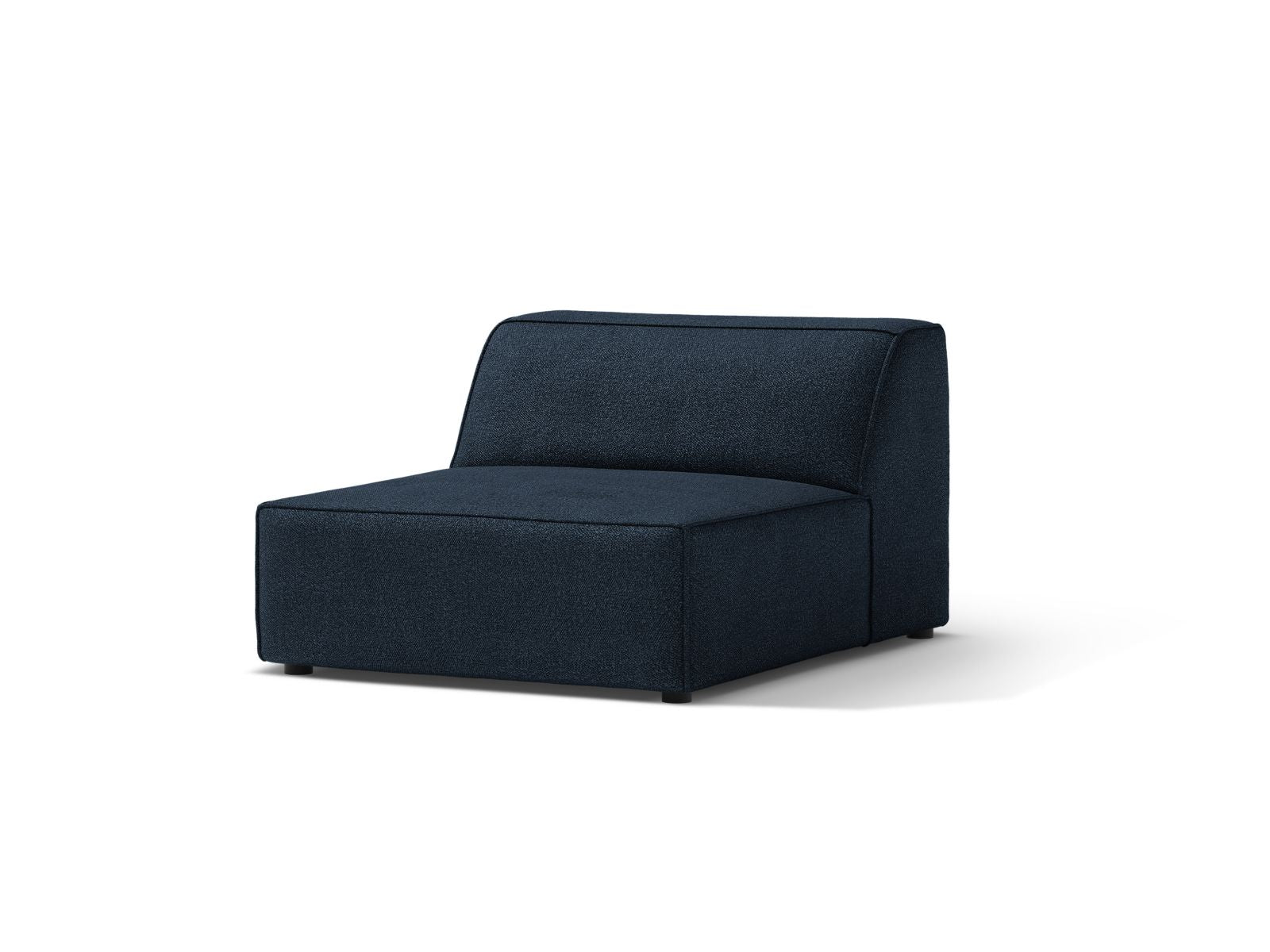 Elegantes 1-Sitzer Modul Armless Jodie in Dunkelblau, ideal für individuelle Sofa-Kombinationen im modernen Wohnraum.