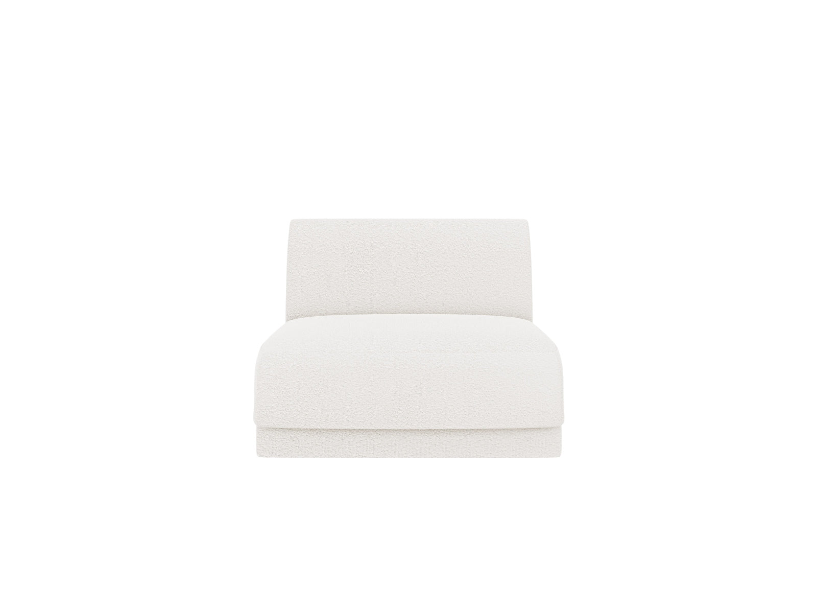 Miley Modul Armless 1 Sitzer in White präsentiert im Onlineshop von KAQTU Design AG. Modulares Sofa ist von Micadoni