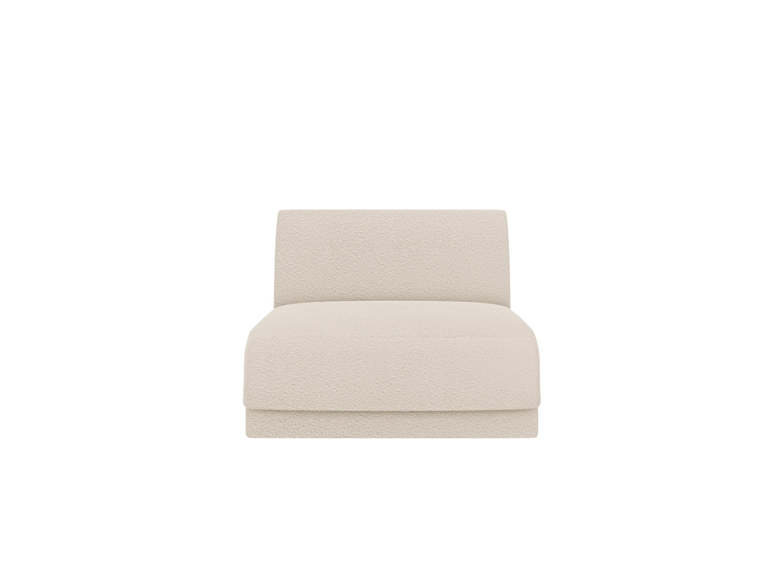 Miley Modul Armless 1 Sitzer in Beige-Baloo präsentiert im Onlineshop von KAQTU Design AG. Modulares Sofa ist von Micadoni