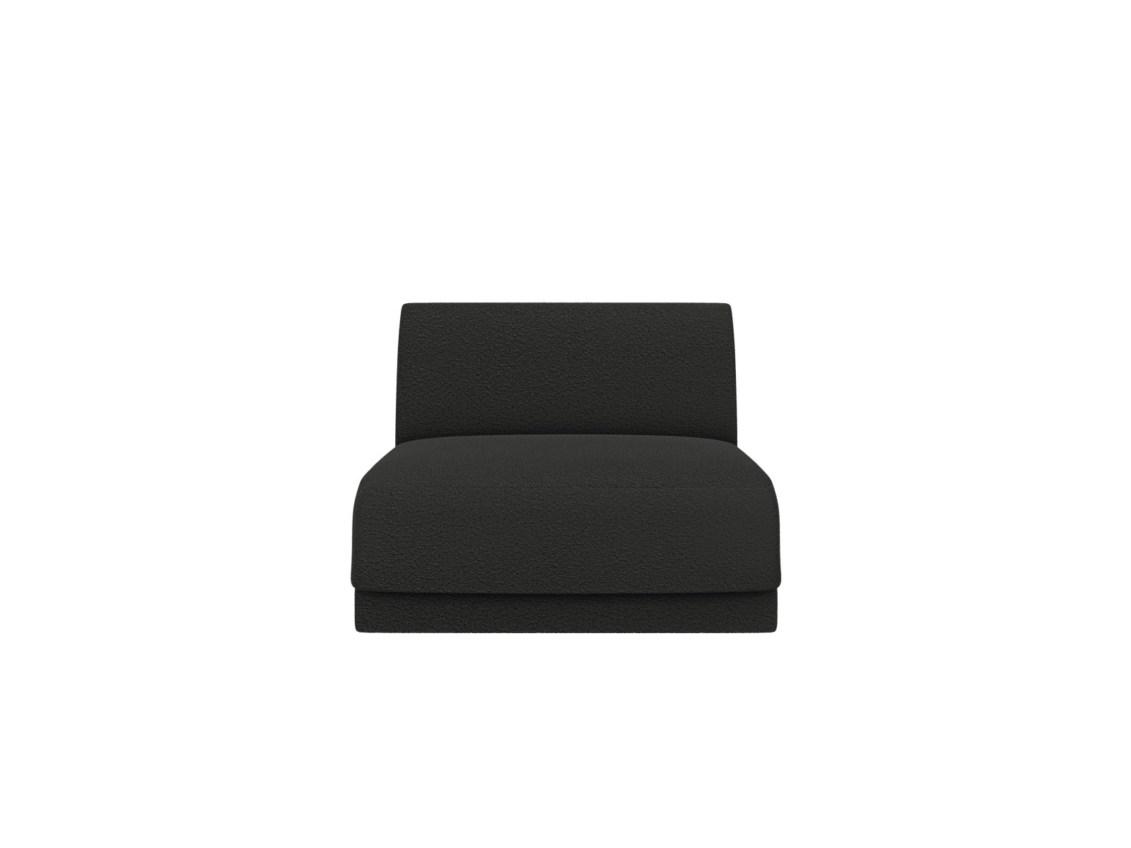 Miley Modul Armless 1 Sitzer in Black präsentiert im Onlineshop von KAQTU Design AG. Modulares Sofa ist von Micadoni