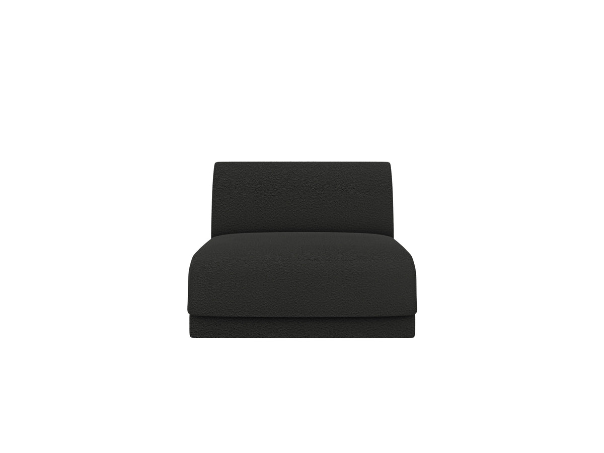 Miley Modul Armless 1 Sitzer in Black-Baloo präsentiert im Onlineshop von KAQTU Design AG. Modulares Sofa ist von Micadoni