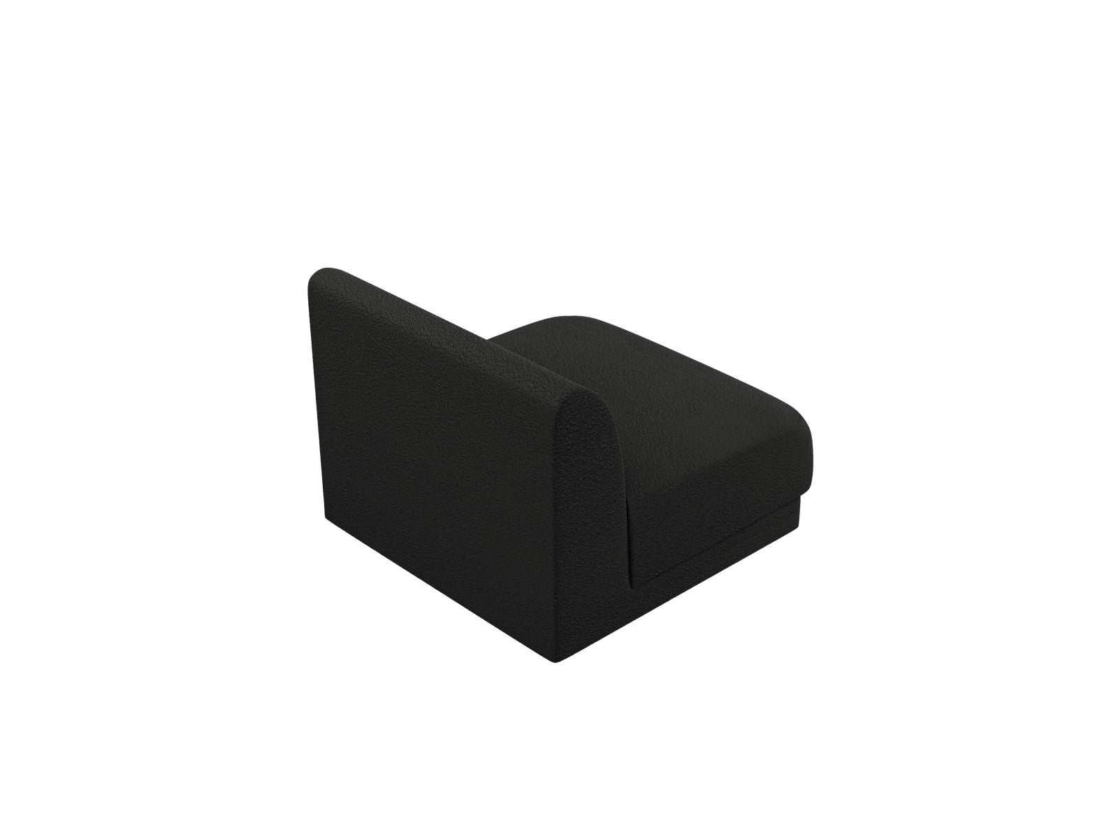 Miley Modul Armless 1 Sitzer in Black präsentiert im Onlineshop von KAQTU Design AG. Modulares Sofa ist von Micadoni