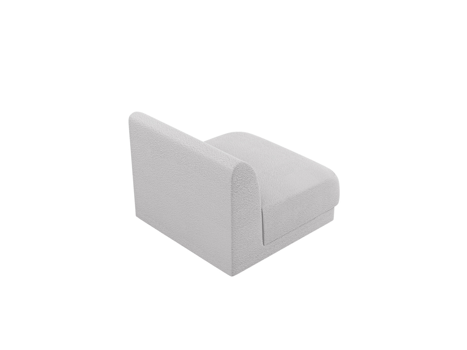Miley Modul Armless 1 Sitzer in Light Grey präsentiert im Onlineshop von KAQTU Design AG. Modulares Sofa ist von Micadoni
