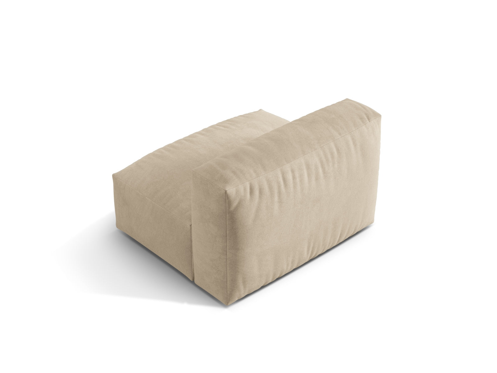 Entdecken Sie den Martina Velour Modul Armless 1 Sitzer von Micadoni – ideal für kompakte Wohnräume. Stilvolles Design und optimaler Komfort vereint!