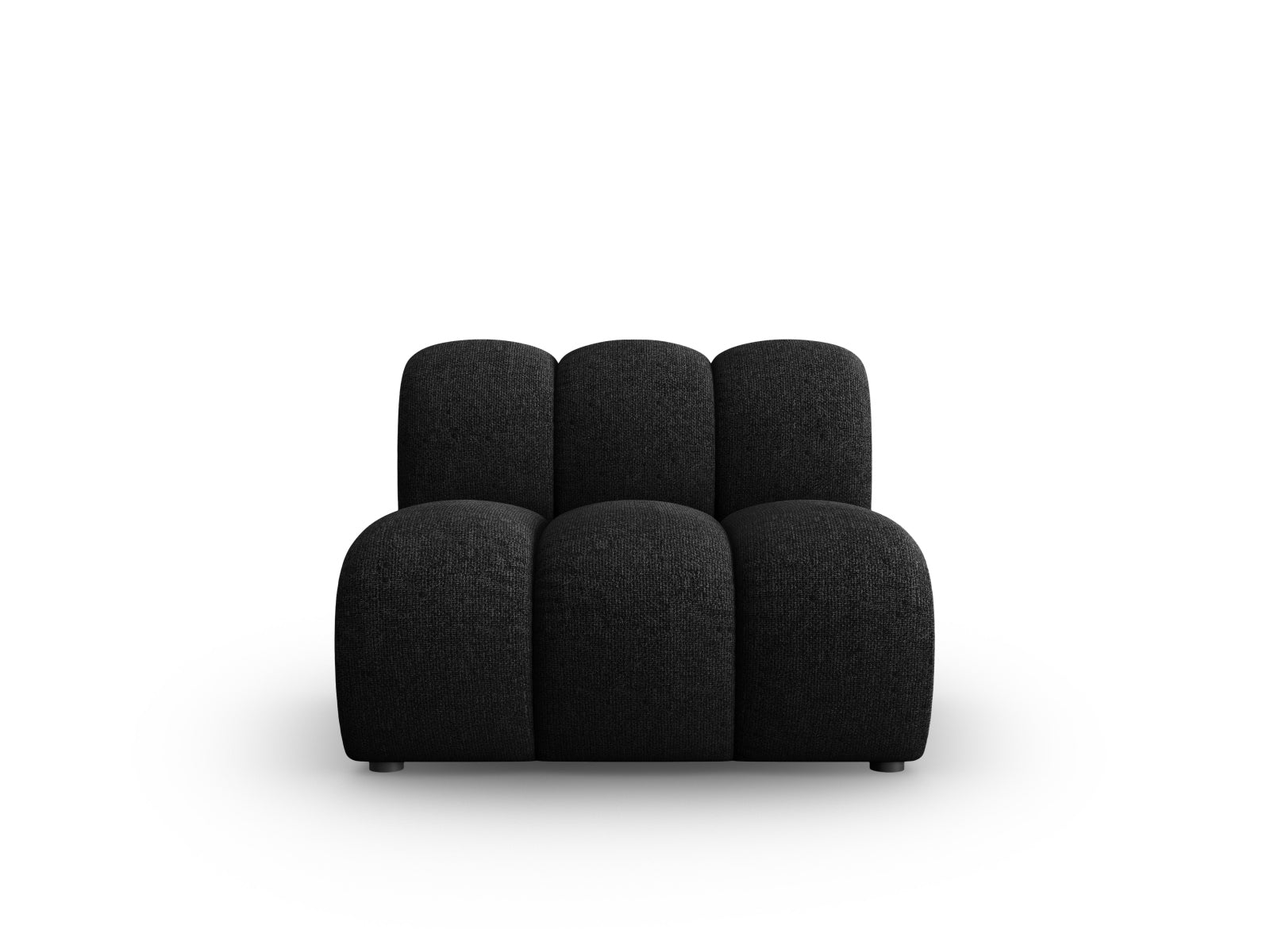 Lupine Modul Armless 1 Sitzer in Black präsentiert im Onlineshop von KAQTU Design AG. Modulares Sofa ist von Micadoni