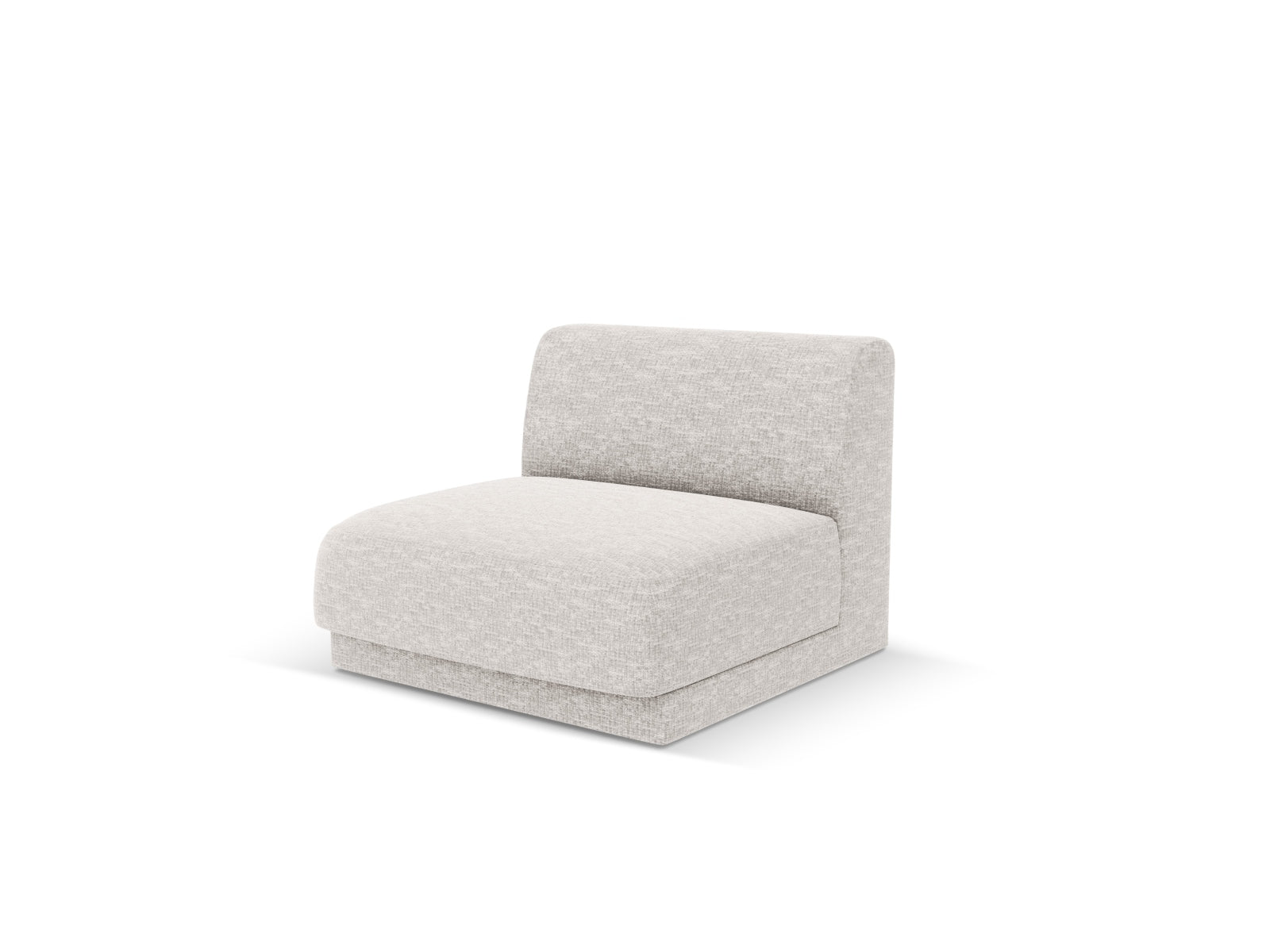Miley Modul Armless 1 Sitzer in Light Grey präsentiert im Onlineshop von KAQTU Design AG. Modulares Sofa ist von Micadoni