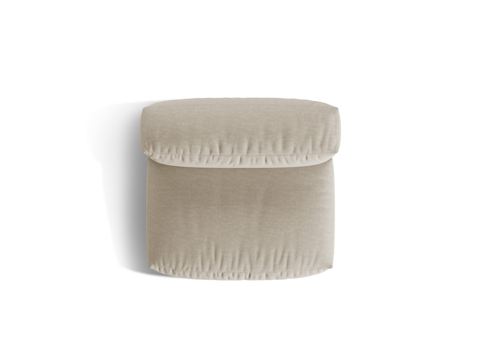 Eleganter Martina Modul Armless 1 Sitzer in neutralem Beige, ideal für stilvolle Wohnkonzepte und flexible Sitzarrangements.