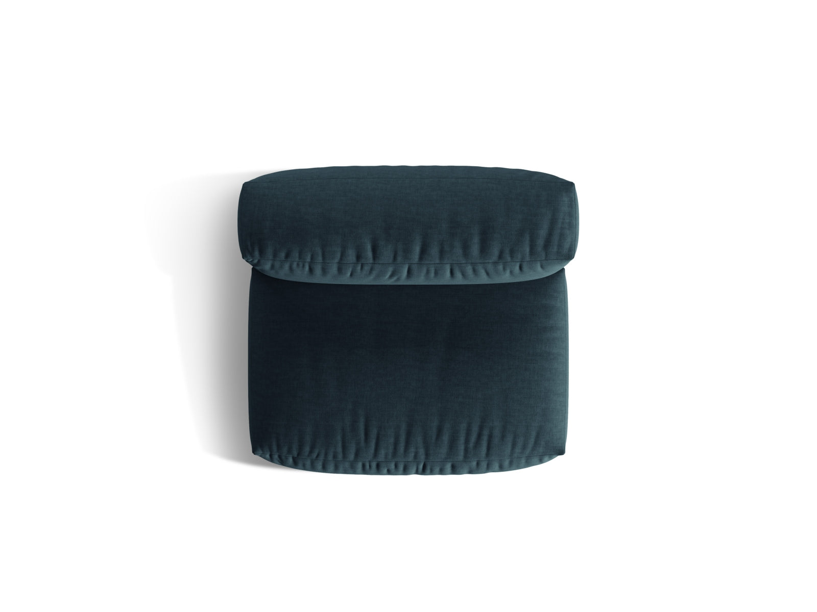 Eleganter Martina Modul Armless 1 Sitzer in stilvollem Blue Jeans-Boston, ideal für flexible Wohnkonzepte und gemütliche Sitzgelegenheiten.