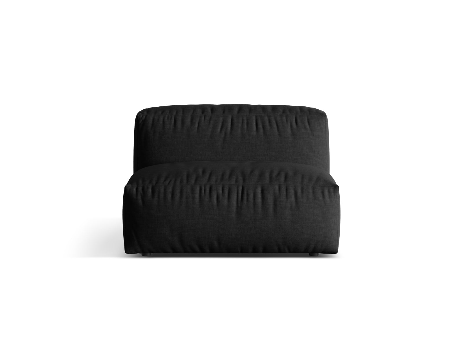 Martina Modul Armless 1 Sitzer in Black-Boston präsentiert im Onlineshop von KAQTU Design AG. Modulares Sofa ist von Micadoni