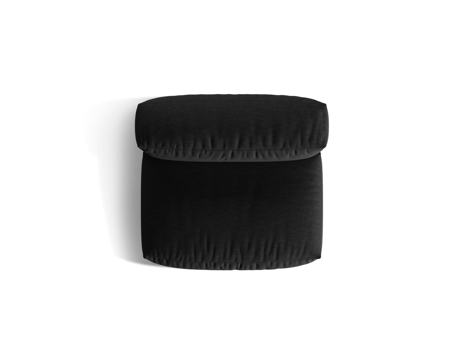 Eleganter Martina Modul Armless 1 Sitzer in Schwarz, ideal für individuelle Sofa-Layouts und geschmackvolle Einrichtungsideen.