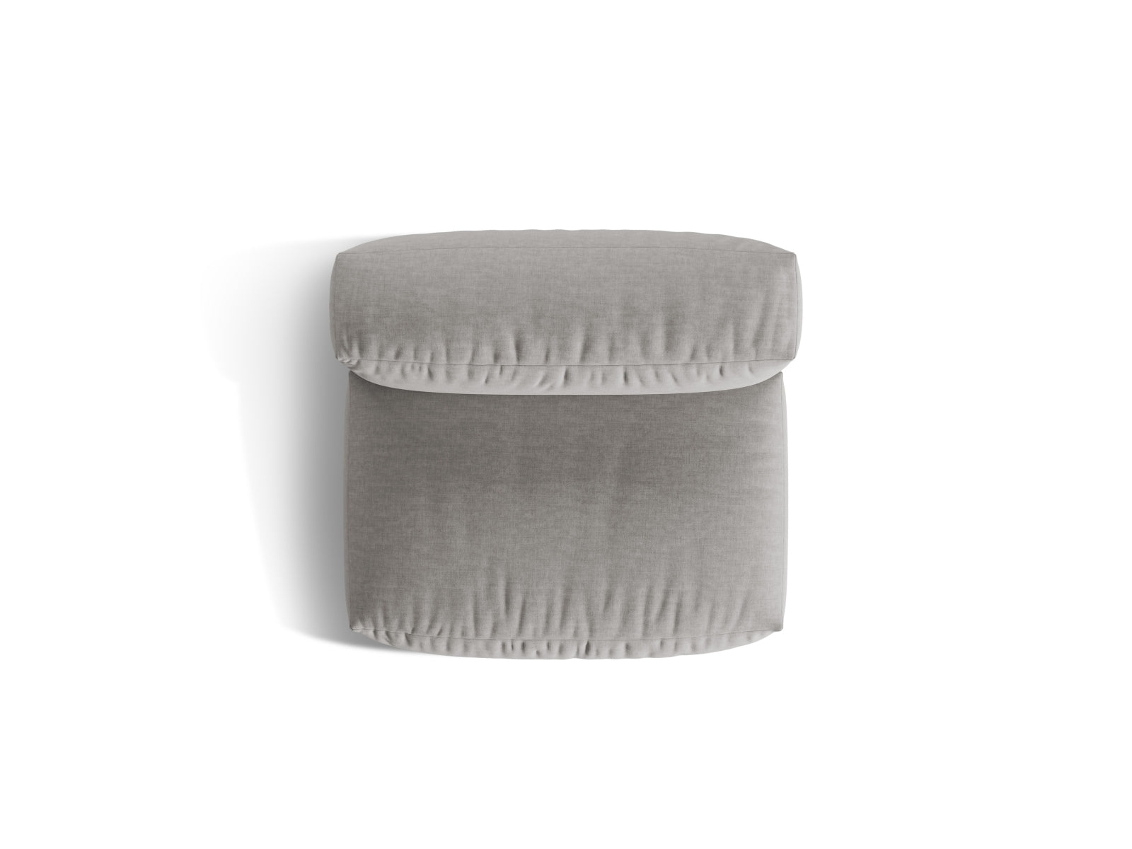 Stylischer Martina Modul Armless 1 Sitzer in neutralem Grau, perfekt für anpassbare Wohnräume und zeitgemäße Einrichtungslösungen.