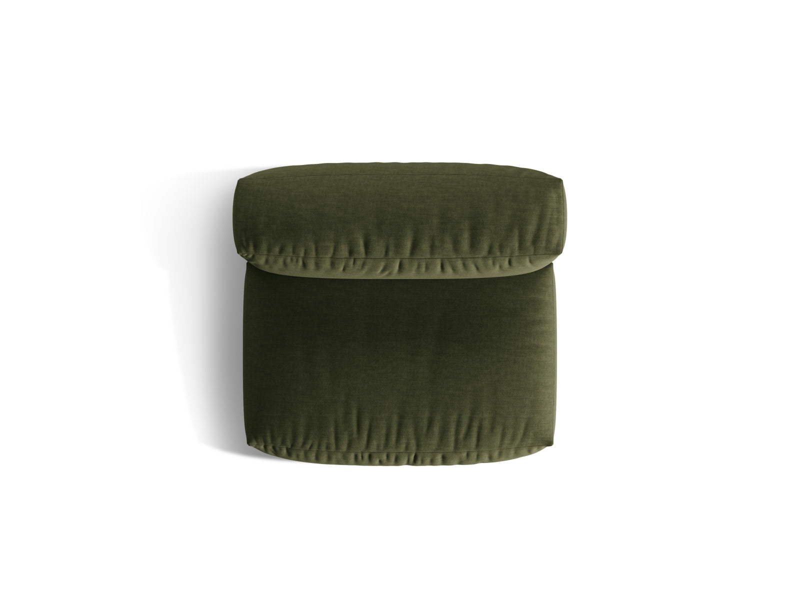 Eleganter Martina Modul Armless 1 Sitzer in stilvollem Grünton, ideal für flexible Wohnkonzepte und gemütliche Sitzgelegenheiten.