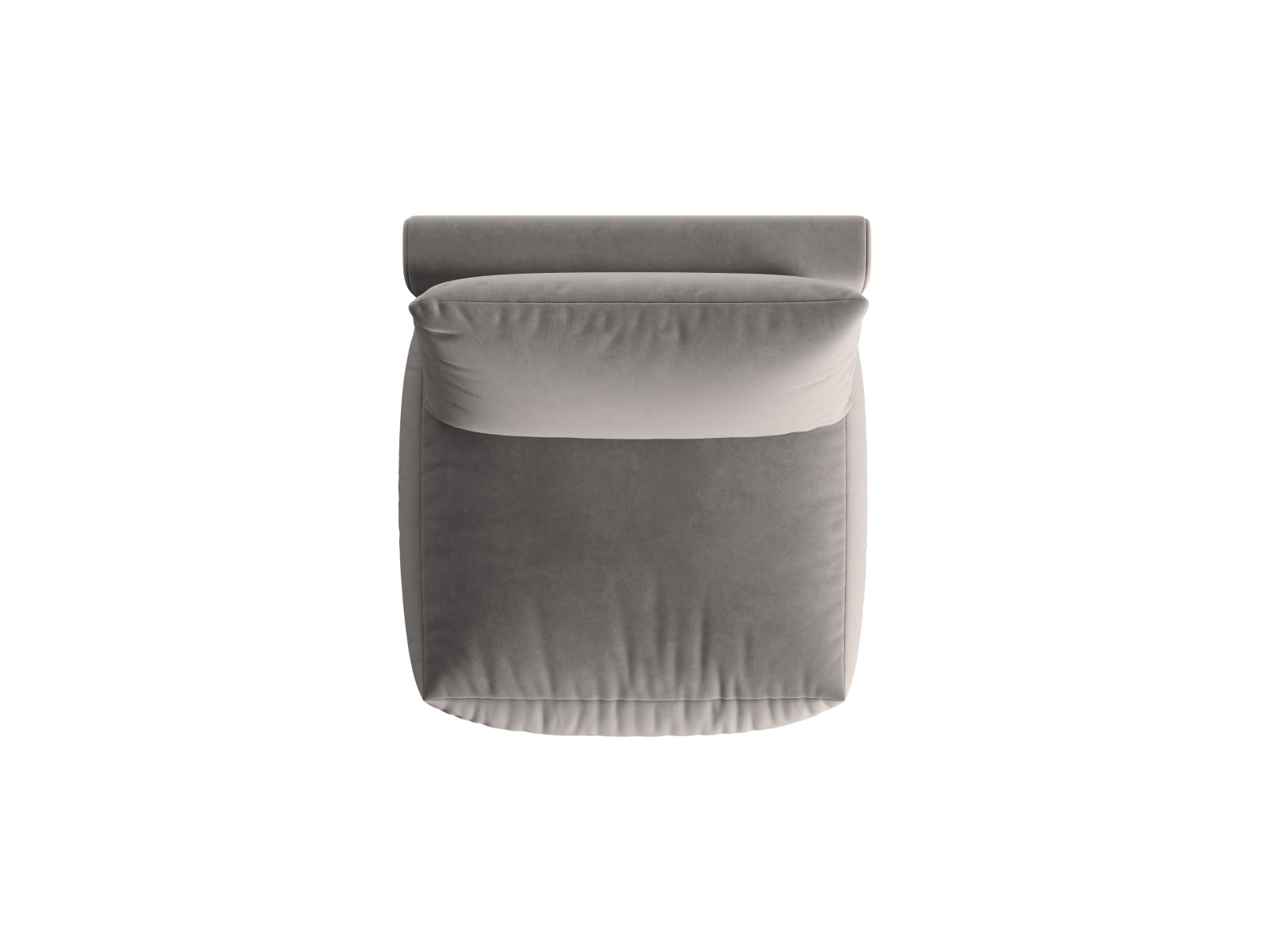 Eleganter Chris Velour Modul Armless 1 Sitzer in modernem Design, ideal für flexible Wohnkonzepte und stilvolle Entspannung.