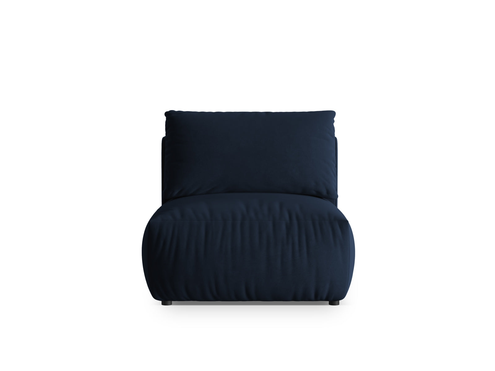 Chris Velour Modul Armless 1 Sitzer in Royal Blue präsentiert im Onlineshop von KAQTU Design AG. Modulares Sofa ist von Micadoni