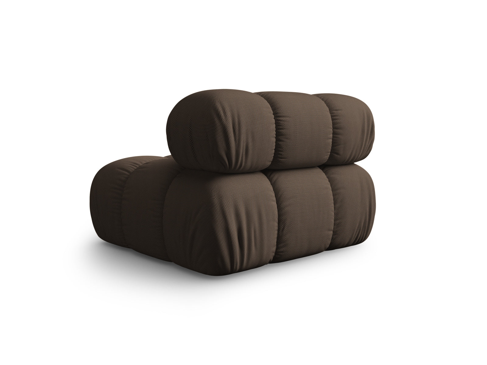 Eleganter Bellis Modul Armless 1 Sitzer in einem warmen Braunton, ideal für individuelle Wohnkonzepte und stilvolle Einrichtungsideen.