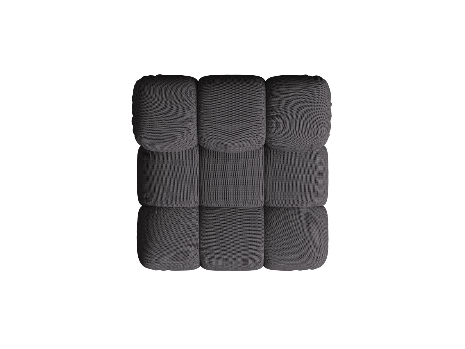 Modularer Bellis 1-Sitzer ohne Armlehnen in Espresso-Sonic, perfekt für moderne Wohnkonzepte und vielseitige Raumgestaltung.