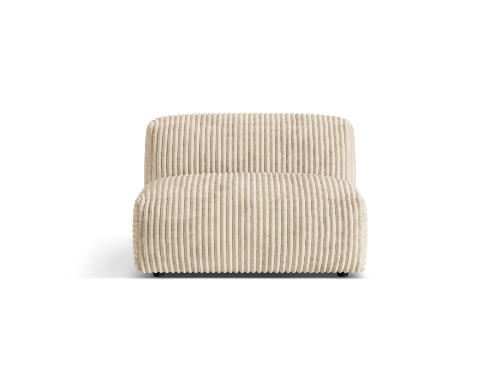Martina Modul Armless 1 Sitzer in Light Beige-Tilia präsentiert im Onlineshop von KAQTU Design AG. Modulares Sofa ist von Micadoni