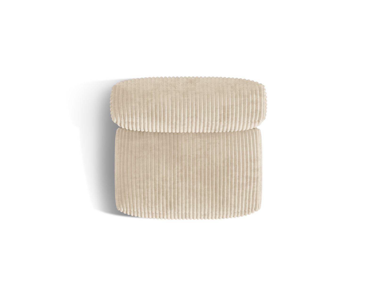 Eleganter Martina Modul Armless 1 Sitzer in sanftem Light Beige-Tilia, ideal für stilvolle Wohnkonzepte und entspannte Sitzgelegenheiten.