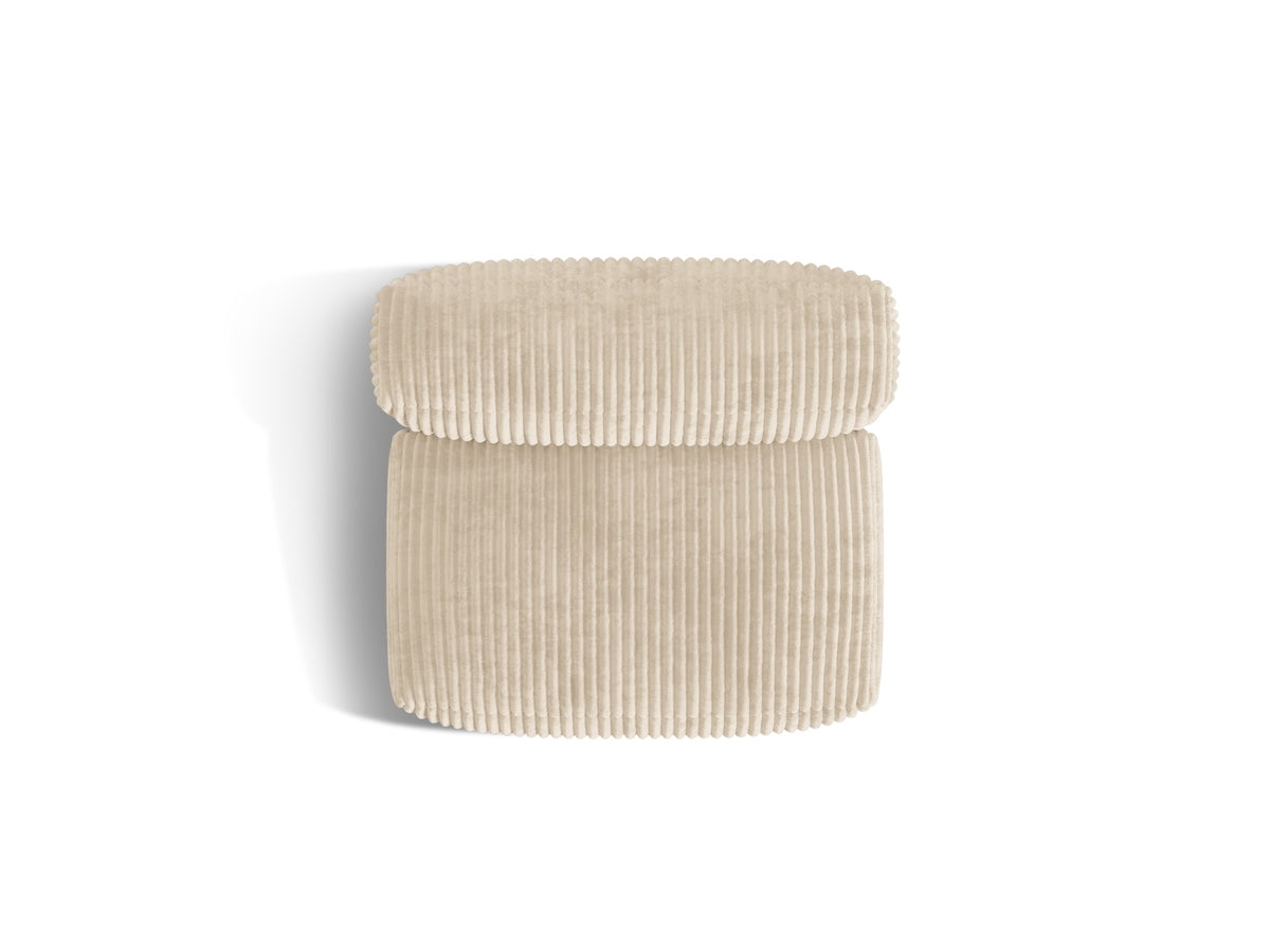Martina Modul Armless 1 Sitzer in Light Beige-Tilia präsentiert im Onlineshop von KAQTU Design AG. Modulares Sofa ist von Micadoni