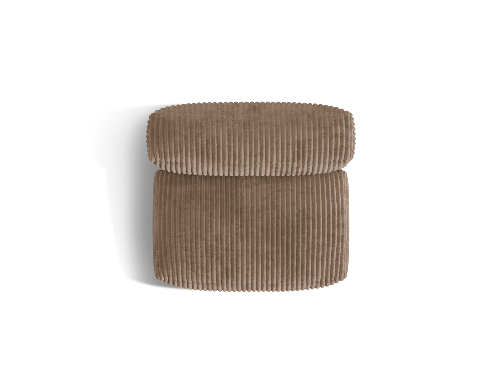 Eleganter Martina Modul Armless 1 Sitzer in Acorn-Tilia, ideal für individuelle Sofa-Arrangements und zeitgemäße Einrichtungslösungen von Micadoni.
