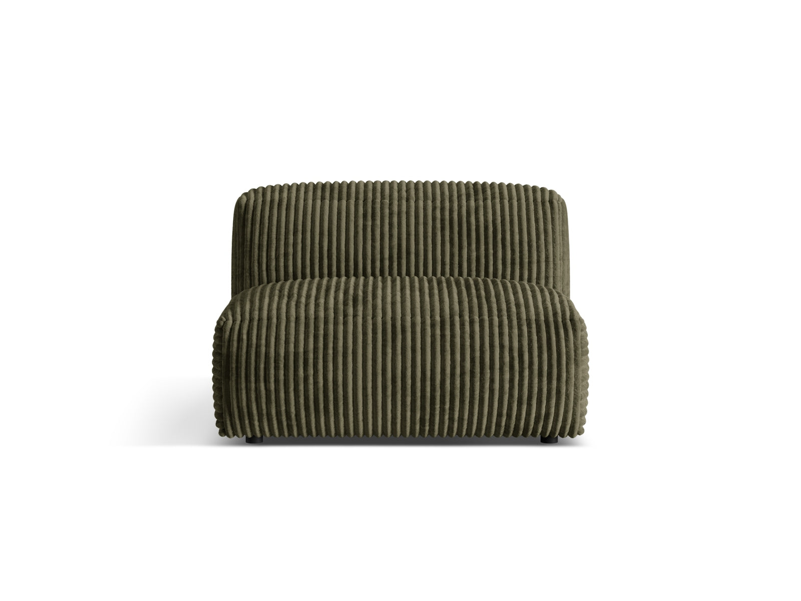 Martina Modul Armless 1 Sitzer in Moss Green-Tilia präsentiert im Onlineshop von KAQTU Design AG. Modulares Sofa ist von Micadoni