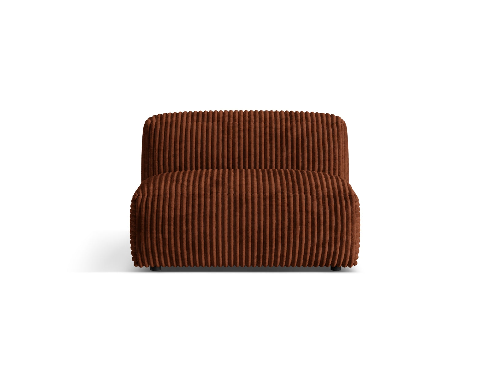 Martina Modul Armless 1 Sitzer in Brick-Tilia präsentiert im Onlineshop von KAQTU Design AG. Modulares Sofa ist von Micadoni