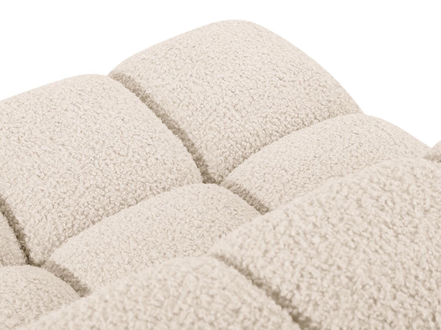 Eleganter Bellis Modul Armless 1 Sitzer in zartem Beige, ideal für flexible und moderne Wohnkonzepte mit individuellem Stil.