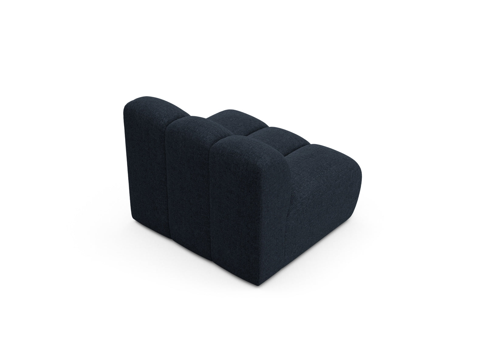 Stylischer Lupine Modul Armless 1 Sitzer in Navy Blue-Eden, perfekt für kreative Sofa-Arrangements in zeitgemäßen Wohnkonzepten.