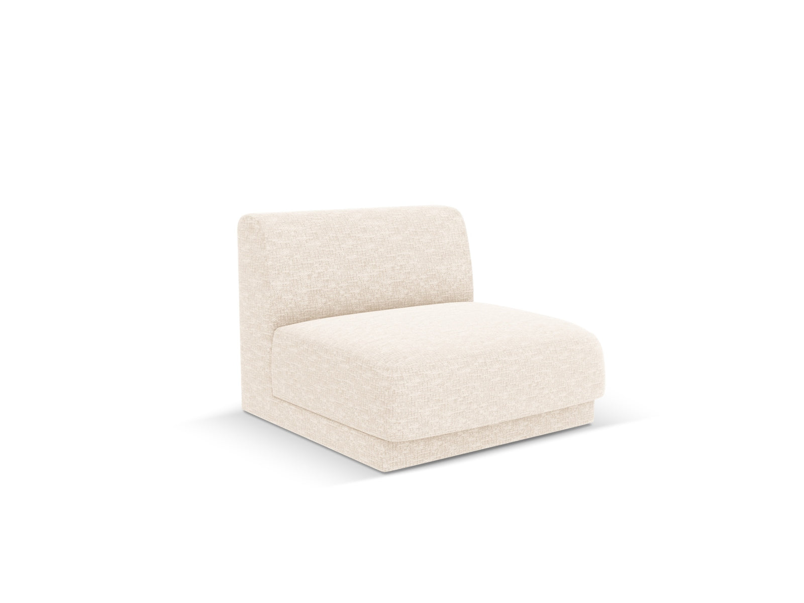 Miley Modul Armless 1 Sitzer in Ivory-Eden präsentiert im Onlineshop von KAQTU Design AG. Modulares Sofa ist von Micadoni