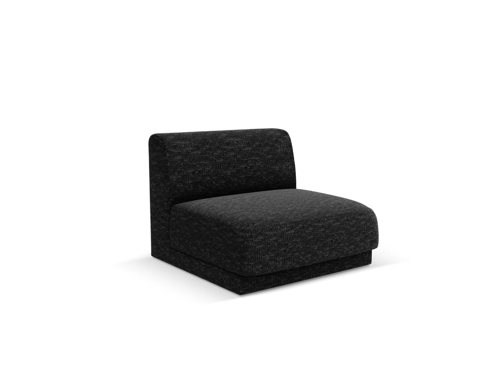 Miley Modul Armless 1 Sitzer in Anthracite präsentiert im Onlineshop von KAQTU Design AG. Modulares Sofa ist von Micadoni