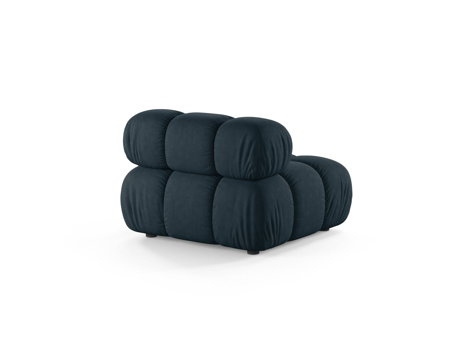 Elegantes, armfreies 1-Sitzer Sofa-Modul in tiefem Petrol, ideal für individuelle Raumgestaltungen und modernes Wohnen von Micadoni.